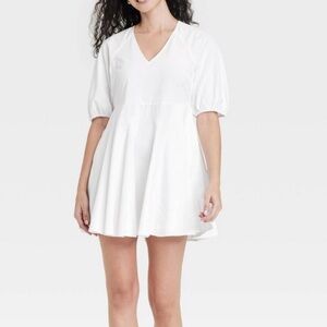 Women's Bell Elbow Sleeve Mini A-Line Dress - Universal Thread™